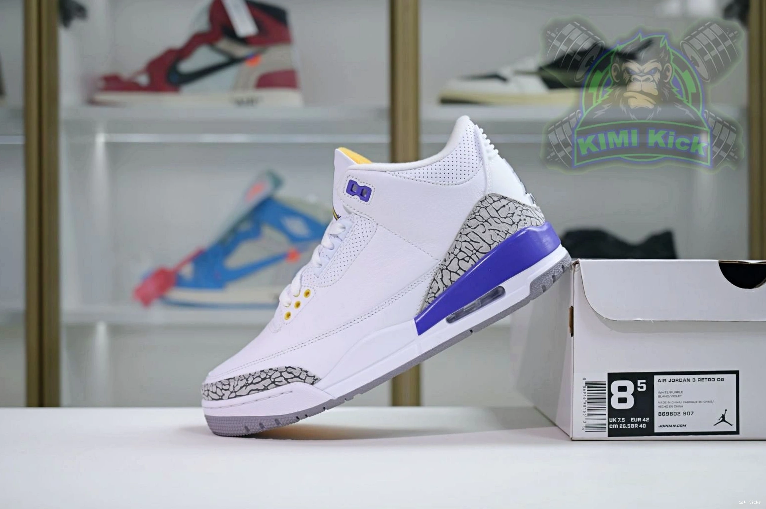 1st Kicks Kimikick JORDAN NewStyle 3 RETRO OG 1871 AIR 1109